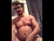 Cum on belly