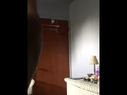 Latino Male Jerking Off In Sister's Bedroom