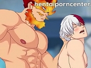 Endeavor punishes his son Todoroki by fucking him in the ass
