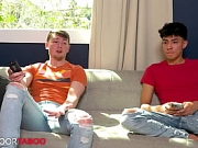 Straight Hunk 1st Time Gay Fuck wt Twink Stepbro - NextDoorTaboo