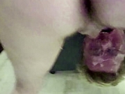 Old Arab fucked in the mouth of a young waiter at the resort