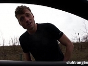 Lonely hitchhiker suck and fucks anal for a ride to town