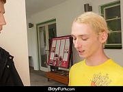 BoyFun - Hung Boy Kaleb Cross Pounds The Tight Ass Of American Twink Justin Stone