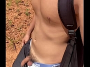 Exposed Hiking (pee on lookout&cum by picnic table)