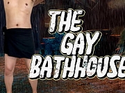 A gay man had sex with a lot of men in a gay bathhouse and swallowed a lot of cum
