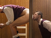 Priest Punishing the Boy for Misbehaving - Fatherfucks