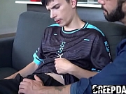 Step Fills His Cute Stepson Ass with His Dick and Cum - CreepDad