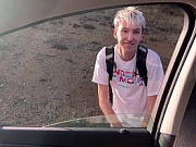 Daddy fucked a cute couple in the car
