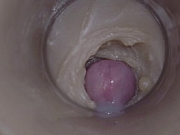 Camera in Vagina, Cervix POV, 