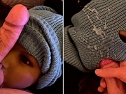 Daddy loves it when you give him a blowjob and lick his big hairy balls! Lots of cum for you!