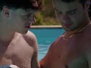 STAXUS ::  I suggest a fun game to the pool boy, and he just can’t resist.