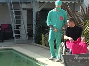 Sexy Hanydcapped twink used bareback by kevin DAVID for CRUNCHBOY &excl;&excl; i was his dream to make a porn clip &excl;